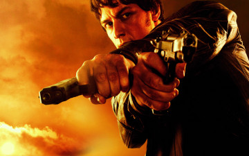 Картинка особо опасен кино фильмы wanted джеймс макэвой пушки пистолеты