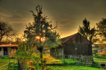 Картинка германия гессен хунген разное сооружения постройки дома пейзаж