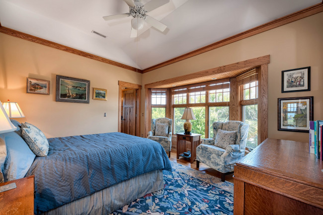 Обои картинки фото интерьер, спальня, кровать, окно