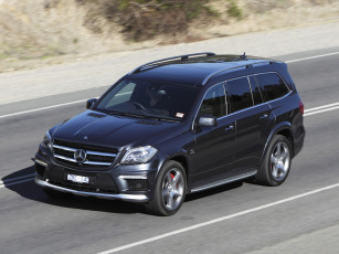 Картинка автомобили mercedes-benz темный 2013г au-spec x166 amg gl 63