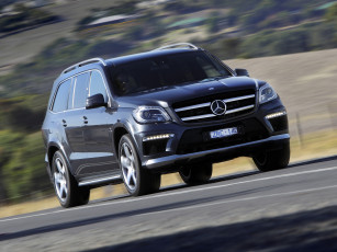 Картинка автомобили mercedes-benz темный 2013г x166 au-spec gl 63 amg