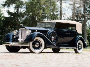 Картинка автомобили packard dietrich 1934г sedan convertible eight