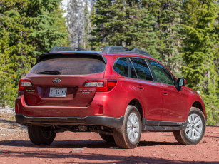 Картинка автомобили subaru 2-5i outback красный 2015г us-spec