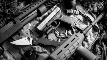 Картинка оружие нож автомат пистолет
