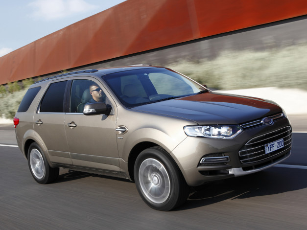 Обои картинки фото автомобили, ford, темный, sz, titanium, territory