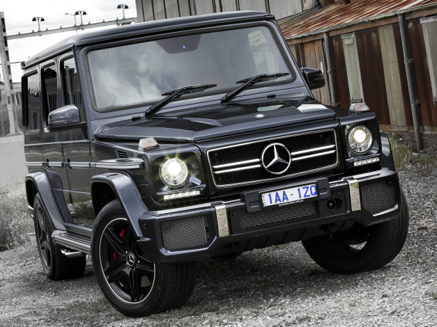Обои картинки фото автомобили, mercedes-benz, amg, g, 63, темный, w463, au-spec