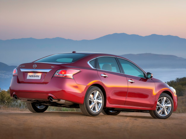 Обои картинки фото автомобили, nissan, datsun, красный, l33, altima