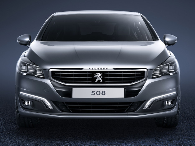 Обои картинки фото автомобили, peugeot, темный, 2014, sw, 508, gt