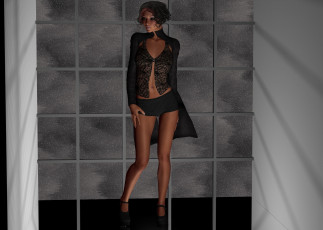 Картинка 3д+графика люди+ people фон взгляд девушка