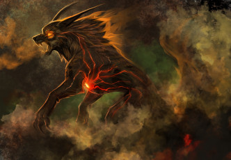 Картинка фэнтези оборотни собака