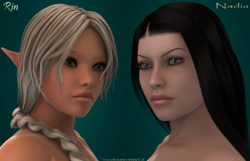 Картинка 3д+графика эльфы+ elves девушка взгляд фон эльфийка