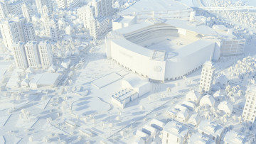 Картинка 3д+графика архитектура+ architecture город улицы дома