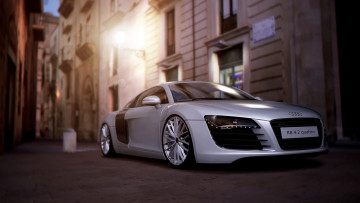 Картинка audi+r8+4 автомобили 3д ауди авто спорткар audi