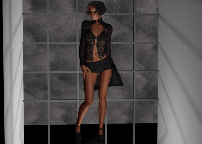 Обои картинки фото 3д графика, люди , people, фон, взгляд, девушка