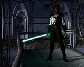 Картинка 3д+графика фантазия+ fantasy мужчина взгляд фон оружие