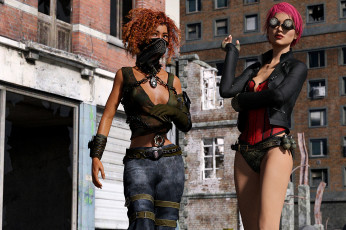 Картинка 3д+графика фантазия+ fantasy девушки взгляд фон