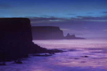 Картинка природа побережье пейзаж берег обрыв рассвет море