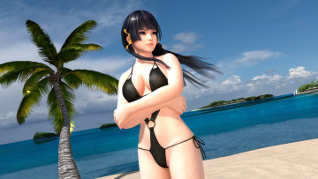 Картинка 3д+графика аниме+ anime девушка взгляд фон