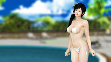 Картинка 3д+графика аниме+ anime взгляд девушка фон