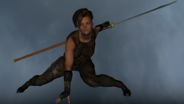 Картинка 3д+графика люди+ people фон взгляд девушка