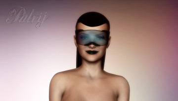 Картинка 3д+графика портрет+ portraits девушка взгляд фон