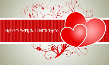 Картинка праздничные день+святого+валентина +сердечки +любовь сердечко