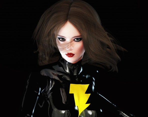 Обои картинки фото 3д графика, люди , people, девушка, взгляд, фон