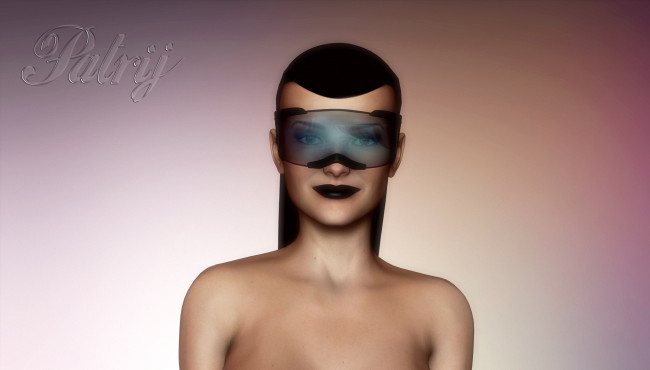 Обои картинки фото 3д графика, портрет , portraits, девушка, взгляд, фон