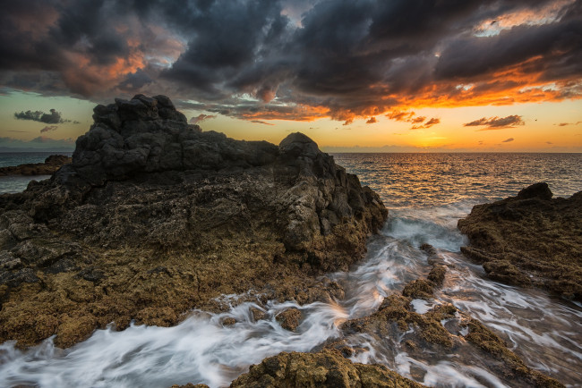 Обои картинки фото природа, побережье, рассвет