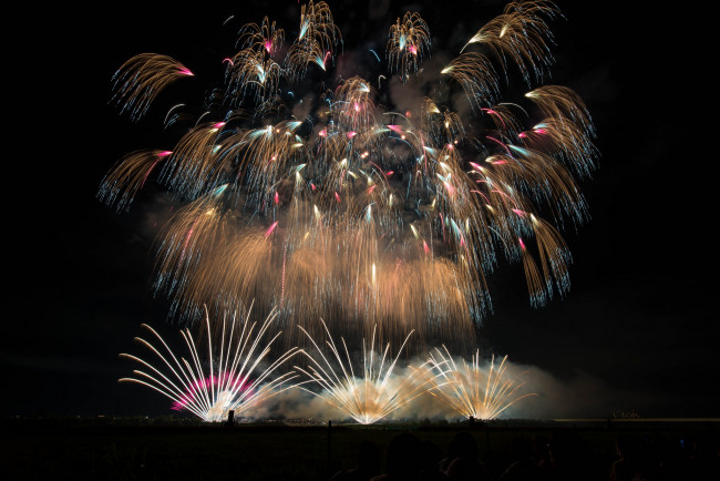 Обои картинки фото разное, салюты,  фейерверки, фейерверк, ночь