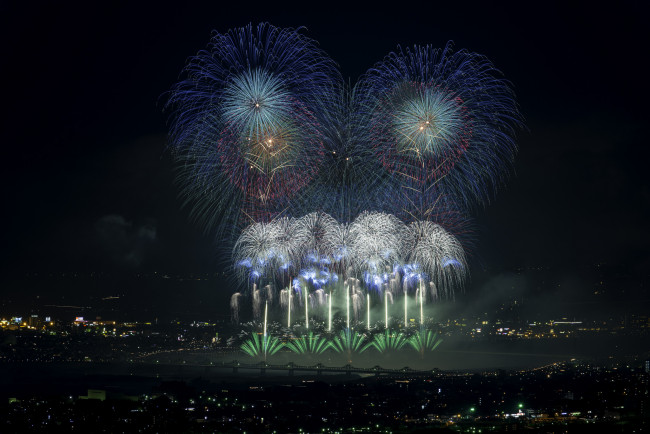 Обои картинки фото разное, салюты,  фейерверки, фейерверк, ночь