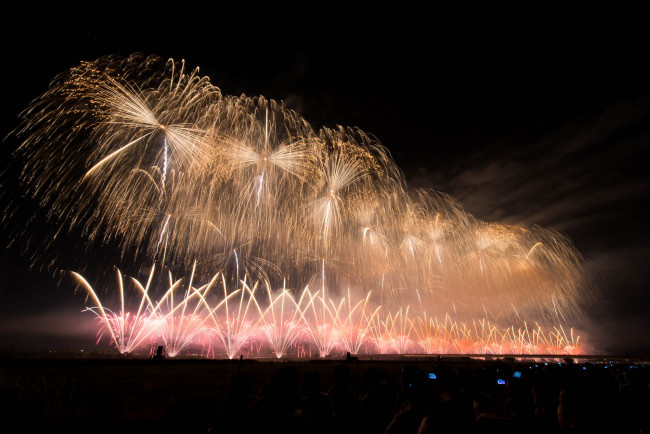 Обои картинки фото разное, салюты,  фейерверки, ночь, фейерверк