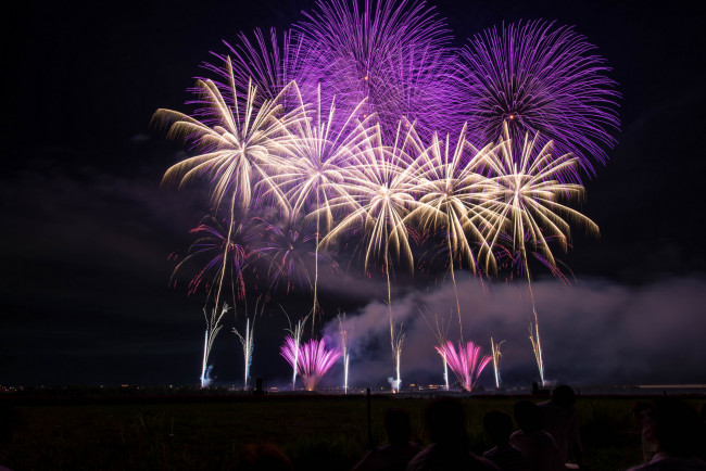 Обои картинки фото разное, салюты,  фейерверки, ночь, фейерверк