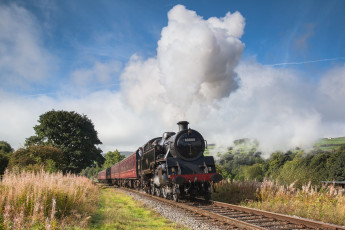 Картинка техника паровозы паровоз рельсы