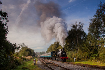 Картинка техника паровозы паровоз рельсы