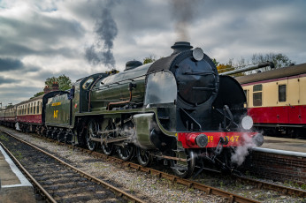 Картинка техника паровозы паровоз рельсы