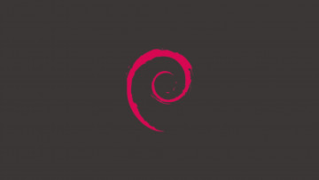 Картинка компьютеры debian логотип фон