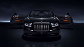 обоя rolls-royce dawn black badge 2018, автомобили, rolls-royce, dawn, black, badge, 2018