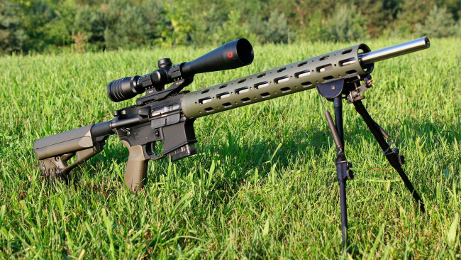 Обои картинки фото оружие, снайперская винтовка, ar-15, varmint, rifle