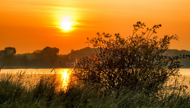 Обои картинки фото природа, восходы, закаты, рассвет