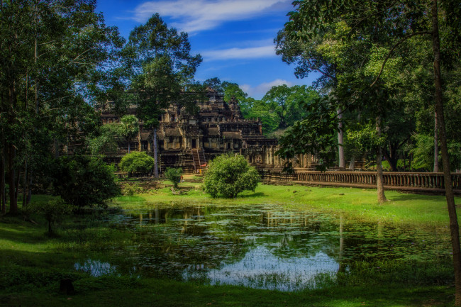 Обои картинки фото города, - буддийские и другие храмы, джунгли