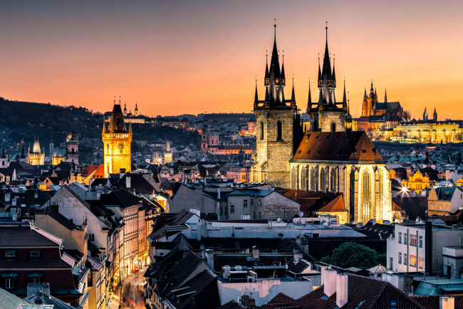 Обои картинки фото города, прага , Чехия, praga, respublika, cheshskaya