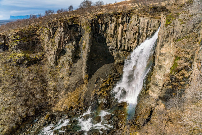 Обои картинки фото природа, водопады, водопад, река, лес