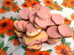 Картинка еда бутерброды +гамбургеры +канапе колбаса сыр хлеб