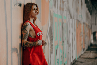 Картинка девушка девушки -unsort+ рыжеволосые+и+другие модель