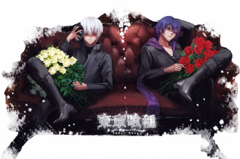 Картинка аниме tokyo+ghoul парни