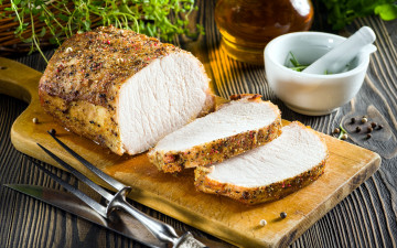 Картинка еда мясные+блюда буженина