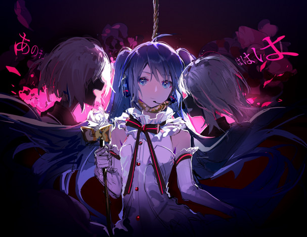 Обои картинки фото аниме, vocaloid, девушка