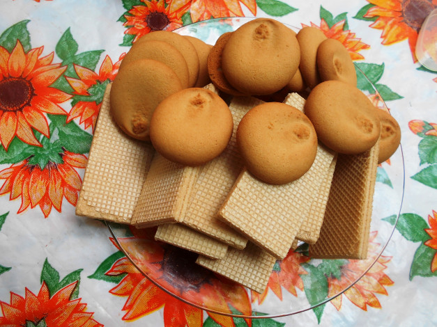 Обои картинки фото еда, пирожные,  кексы,  печенье, печенье, вафли