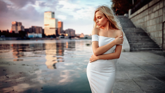 Обои картинки фото девушка, девушки, -unsort , блондинки,  светловолосые, модель